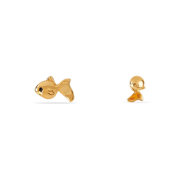 Tanishq 22KT Gold Earrings 3