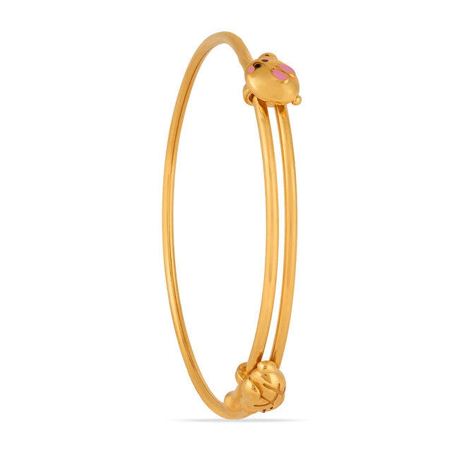 Pawfect Bear Gold Bangle 2
