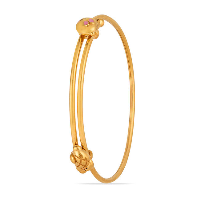 Pawfect Bear Gold Bangle 3