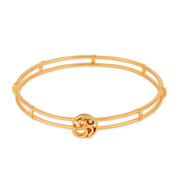 Om Aura Gold Bangle