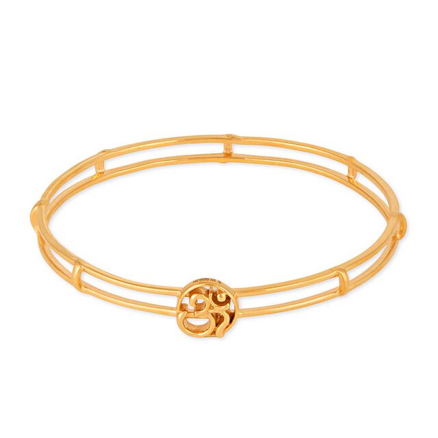 Om Aura Gold Bangle 