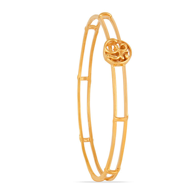 Om Aura Gold Bangle 3