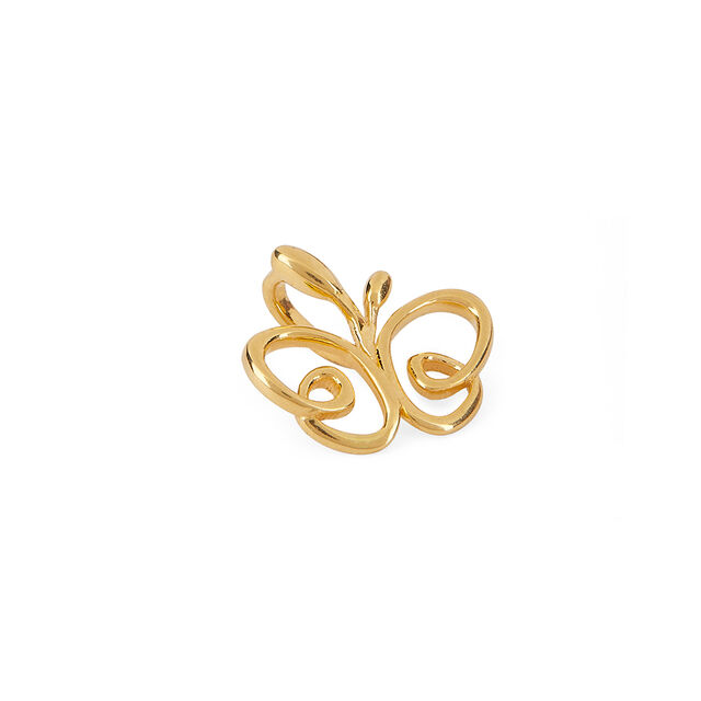 Tanishq 22KT Gold Graceful Butterfly Pendant 2