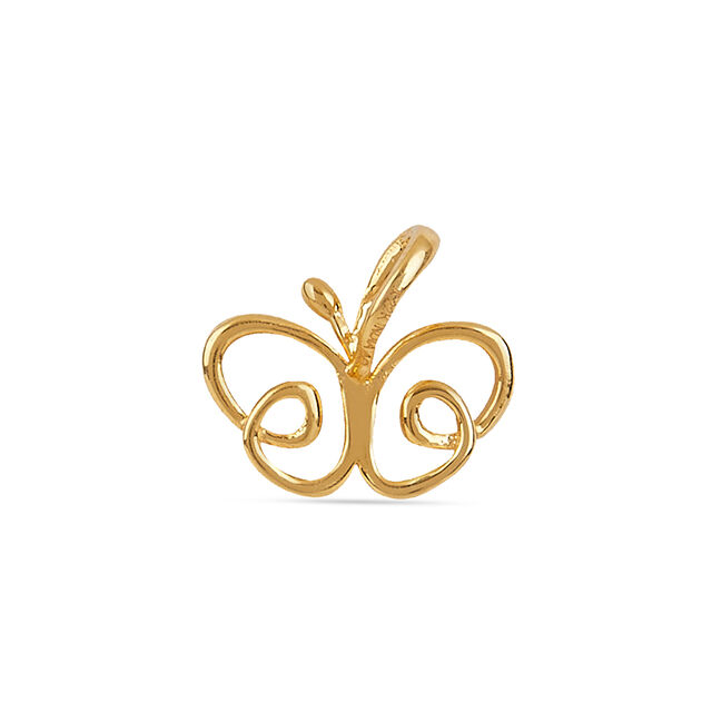 Tanishq 22KT Gold Graceful Butterfly Pendant 3