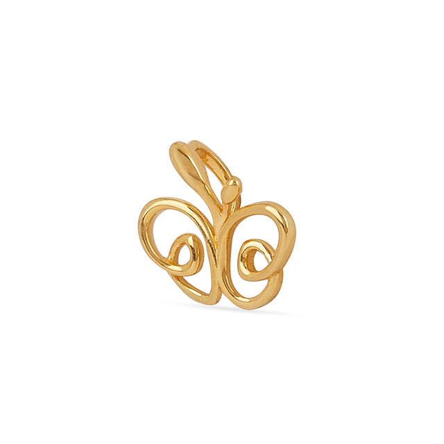 Tanishq 22KT Gold Graceful Butterfly Pendant 4