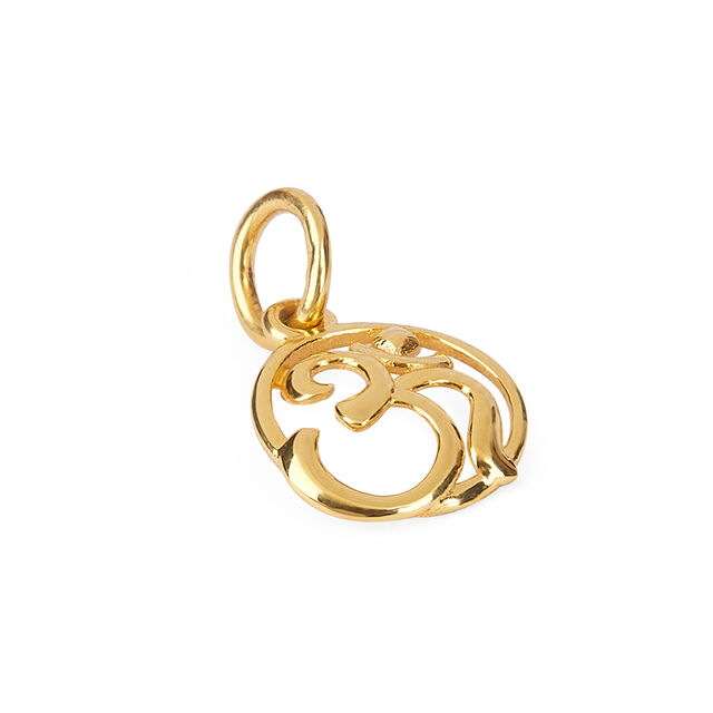Tanishq 22KT Gold Sacred Om Pendant 2