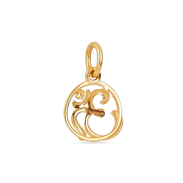 Tanishq 22KT Gold Sacred Om Pendant 3
