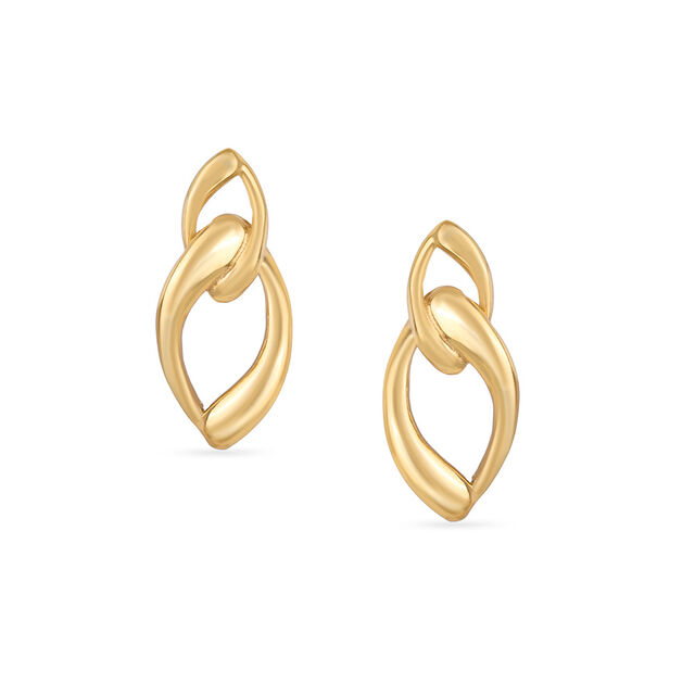 Tanishq 22KT Gold Stud Earring for Women 