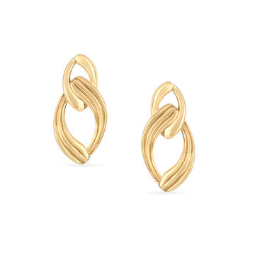 Tanishq 22KT Gold Stud Earring for Women