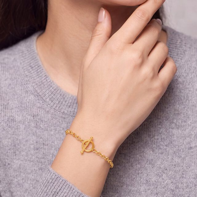 Tanishq 22KT  Gold Bracelet  for Women 3