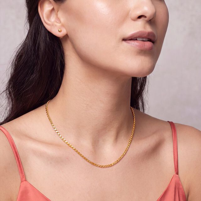 Tanishq 22KT Gold Chain for Women 2