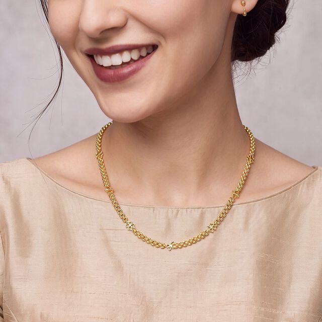 Tanishq 22KT Gold Chain for Women 2