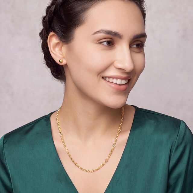 Tanishq 22KT Gold Chain for Women 3