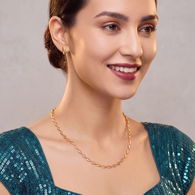 Tanishq 22KT Gold Chain for Women 3