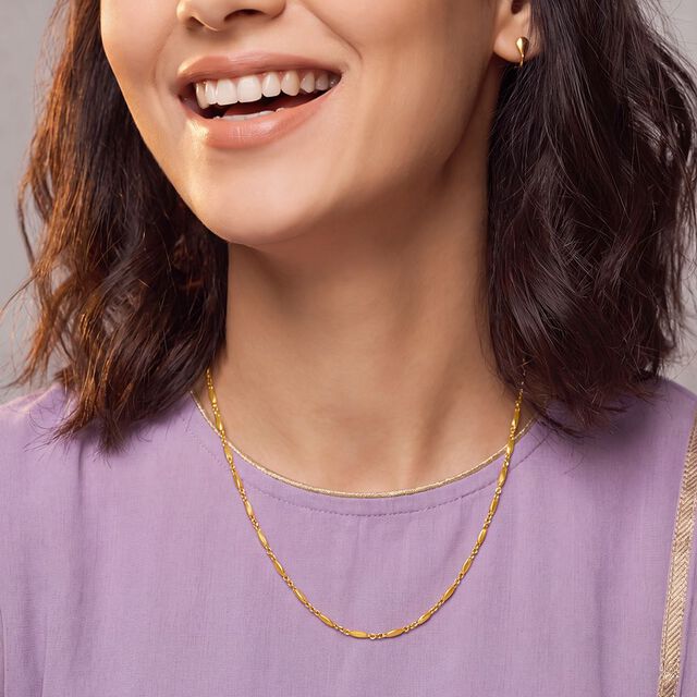 Tanishq 22KT Gold Chain for Women 2