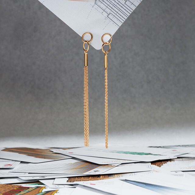Tanishq 22KT Gold Earrings 