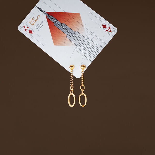 Tanishq 22KT Gold Earrings for Women 