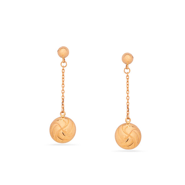 Tanishq 22KT Gold Earrings for Women 