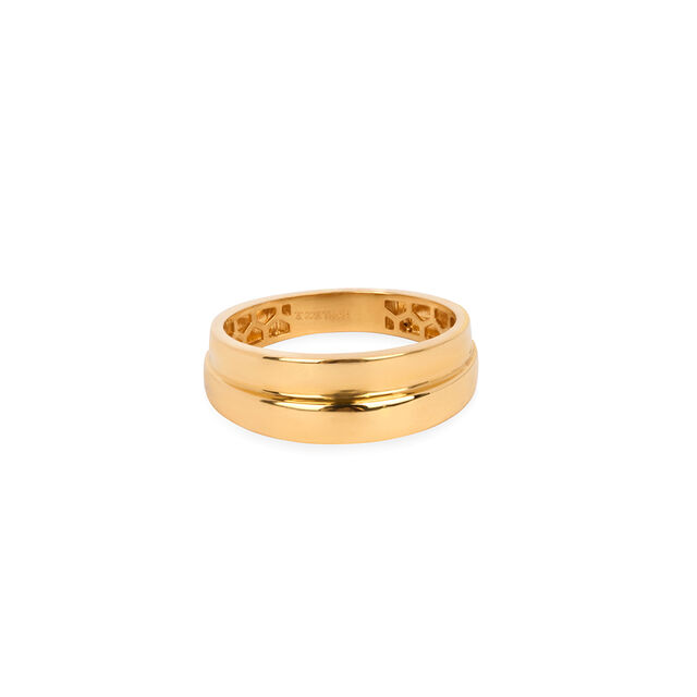 Tanishq 22KT Gold Finger Ring for Women 