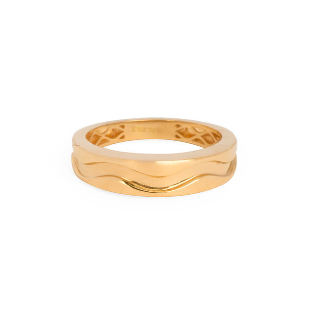 Tanishq 22KT Gold Finger Ring for Women 