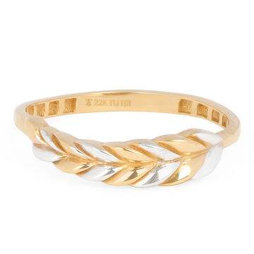 Tanishq 22KT Gold Finger Ring for Women