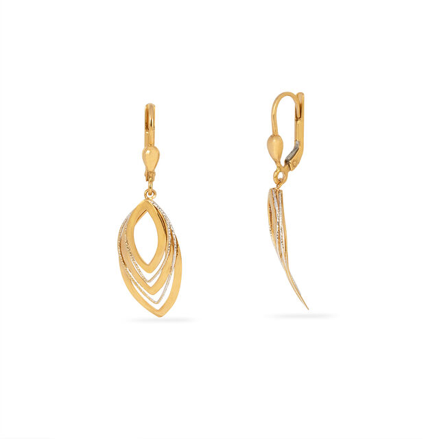 Tanishq 22KT Gold Earrings for Women 2