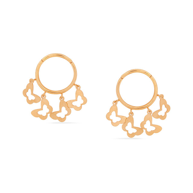 Tanishq 22KT Gold Earrings for Women 