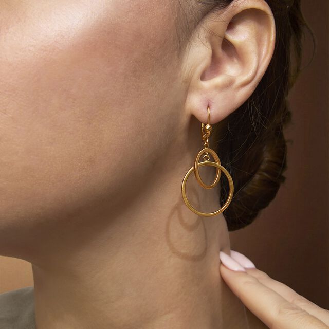 Tanishq 22KT Gold Earrings 2
