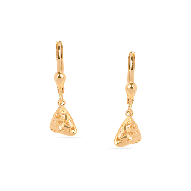 Tanishq 22KT Gold Earrings for Women 