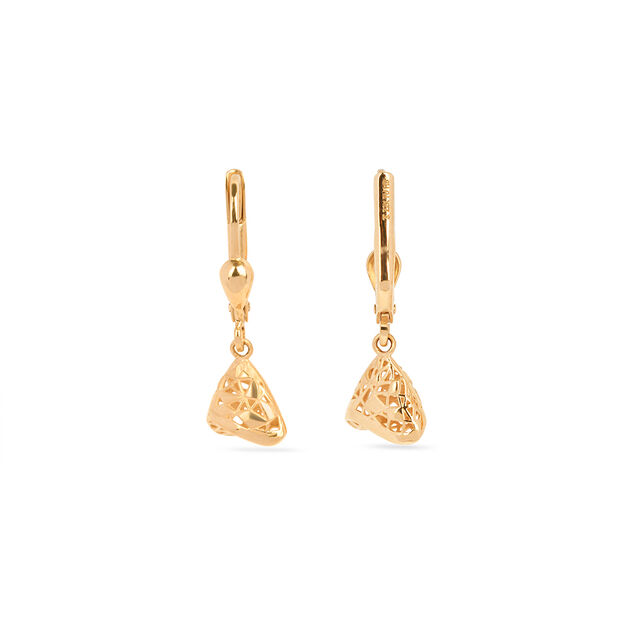 Tanishq 22KT Gold Earrings for Women 3