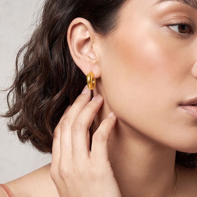 Tanishq 22KT Gold Earrings for Women 2