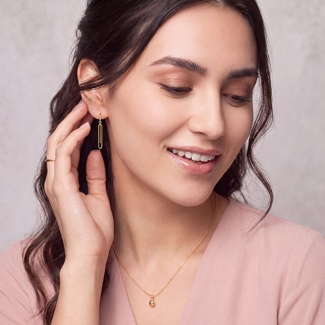 Tanishq 22KT Gold Earrings for Women 2