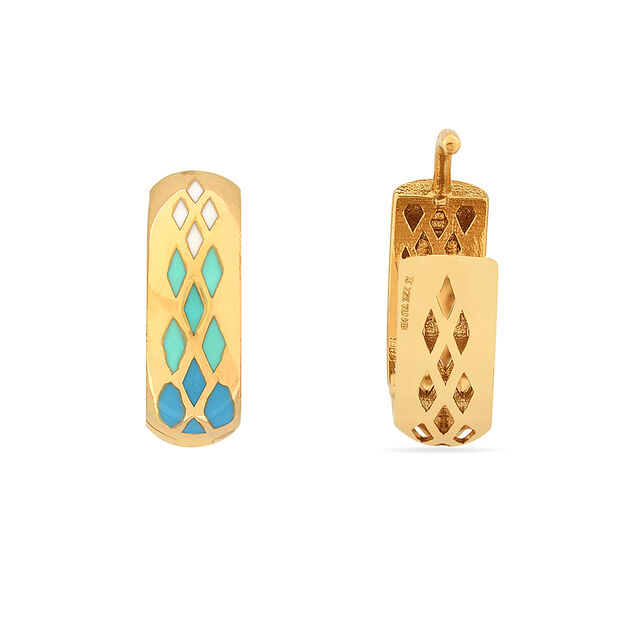 Tanishq 22KT Gold Earrings for Women 4