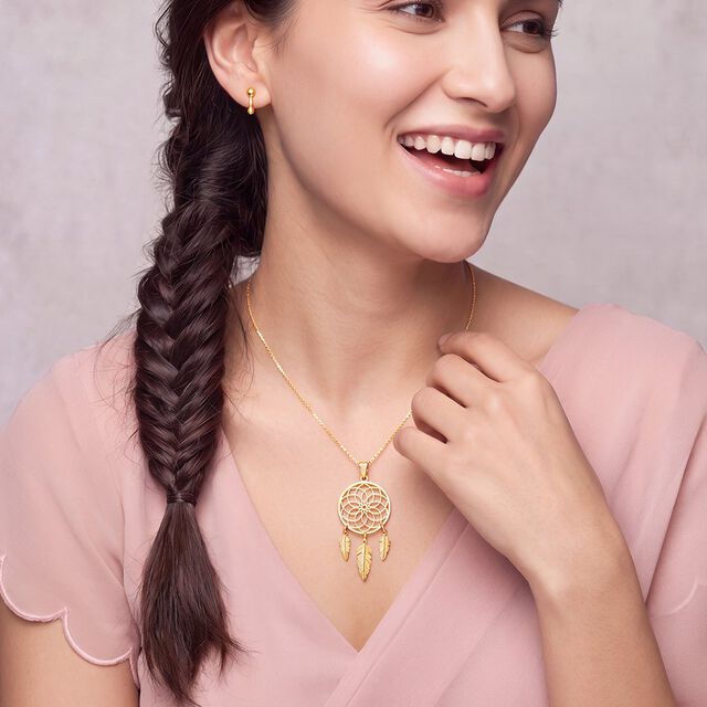 Tanishq 22KT Gold Pendant