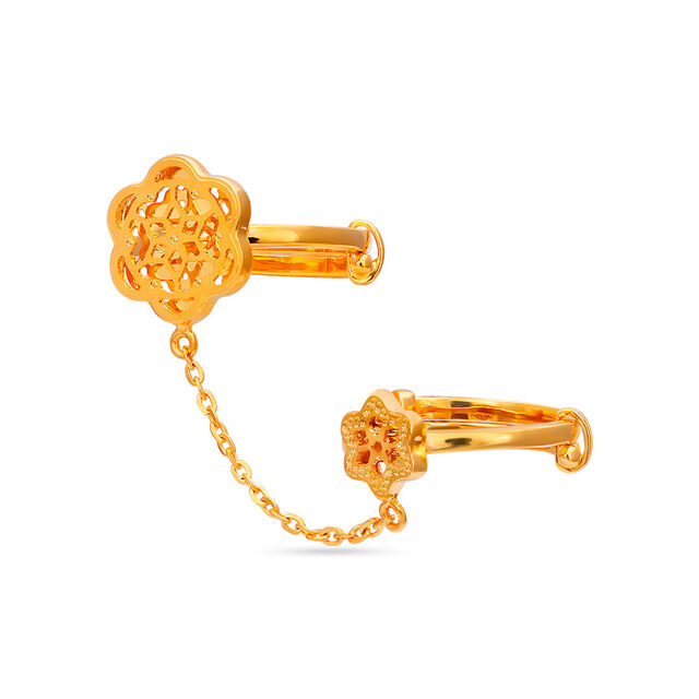 Tanishq 22 Karat Gold Finger Ring for Women 2