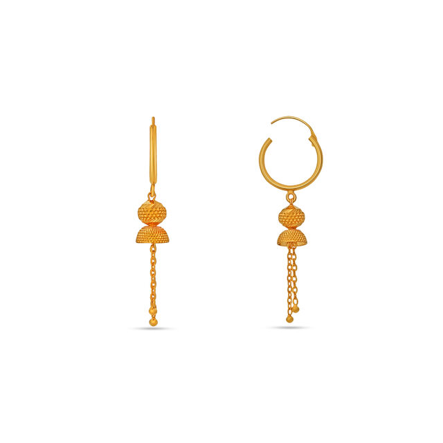 Tanishq 22 Karat Gold Earrings for Women 2