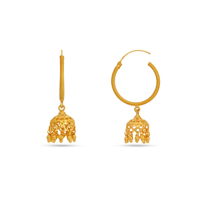 Tanishq 22 Karat Gold Earrings for Women 2