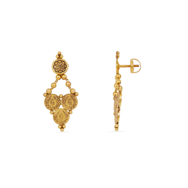 Tanishq 22KT Gold Necklace Set 4