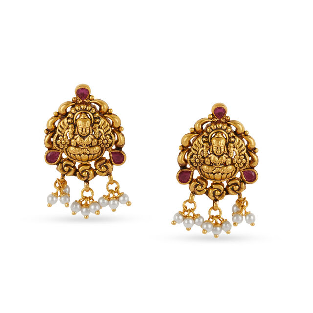 Tanishq 22KT Gold Necklace Set 3
