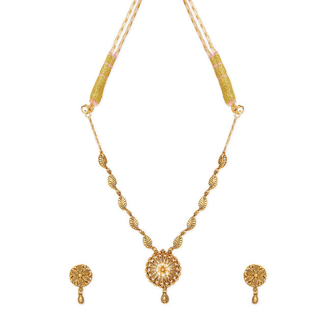 Tanishq 22KT Gold Necklace Set 2