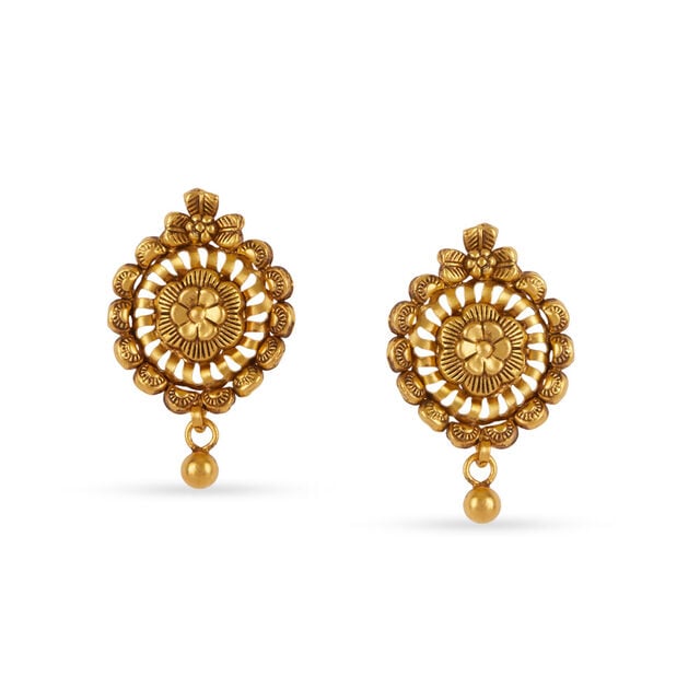 Tanishq 22KT Gold Necklace Set 4
