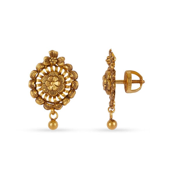 Tanishq 22KT Gold Necklace Set 5
