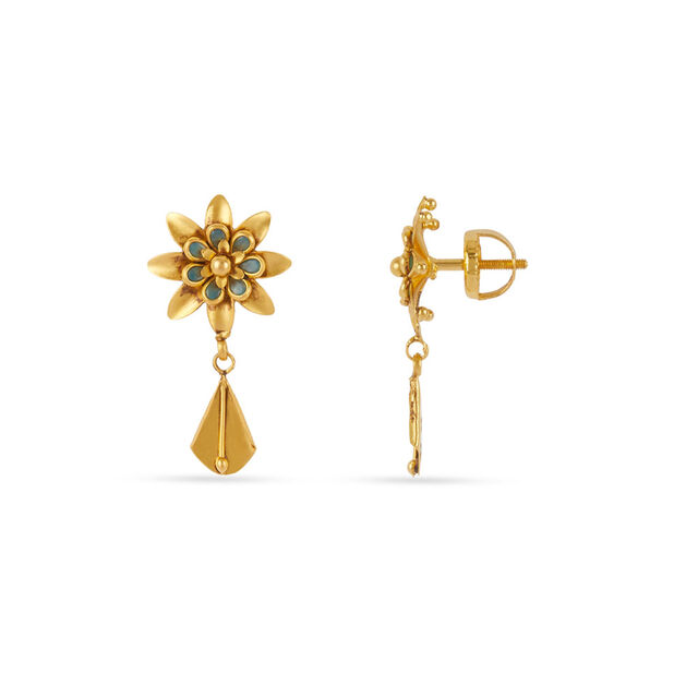 Tanishq 22KT Gold Necklace Set 4