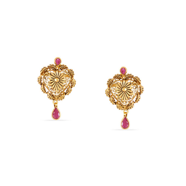 Tanishq 22KT Gold Necklace Set 3