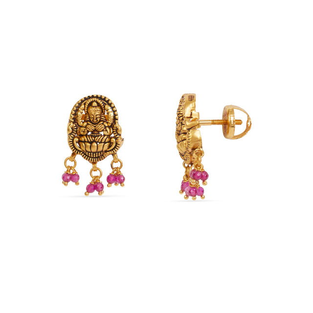 Tanishq 22KT Gold Necklace Set 4