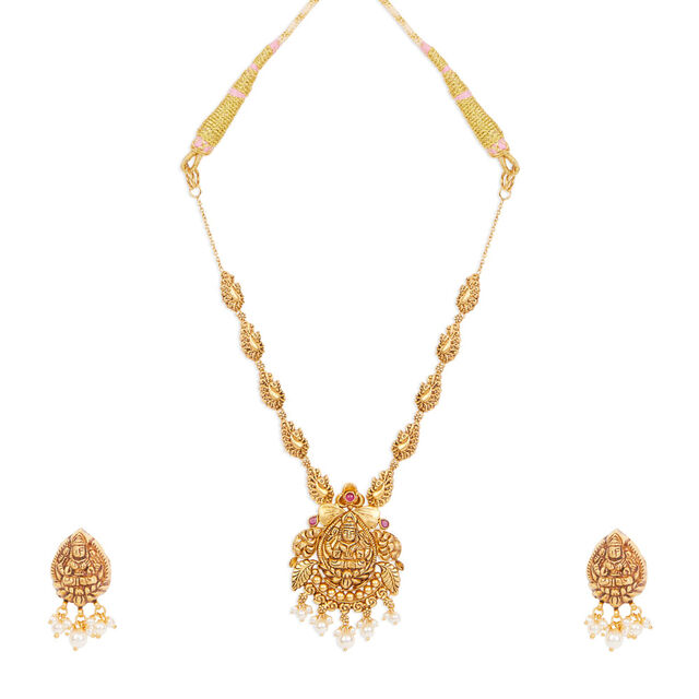 Tanishq 22KT Gold Necklace Set 2