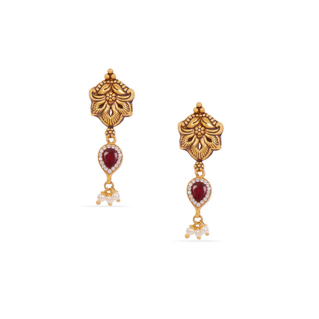 Tanishq 22KT Gold Necklace Set 3