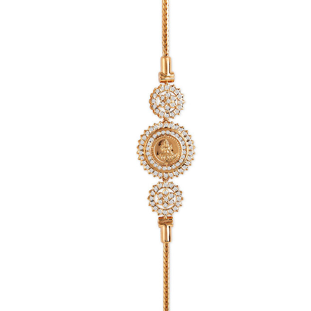 Tanishq 22KT Diamond Chain for Women 2