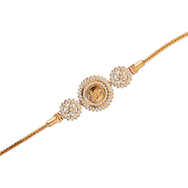 Tanishq 22KT Diamond Chain for Women 3