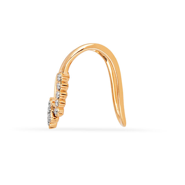 Tanishq 22KT Diamond Finger Ring for Women 4